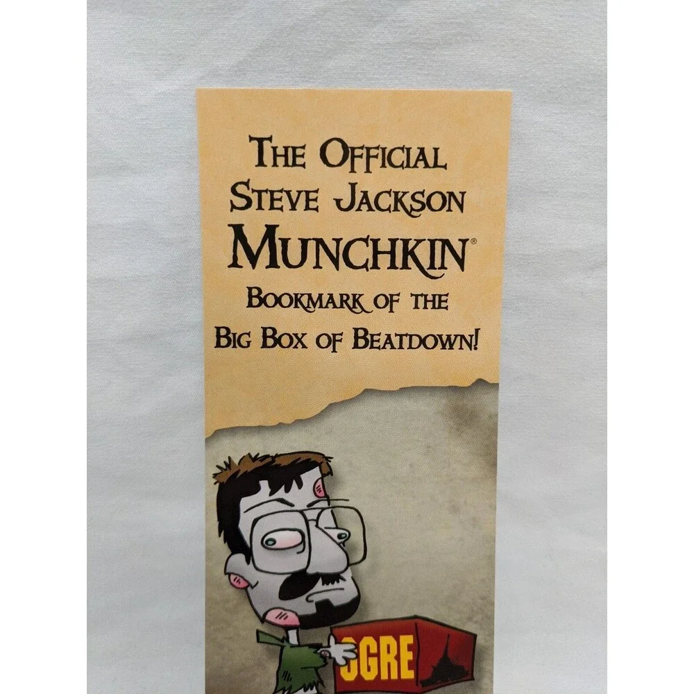 The Official Steve Jackson Munchkin Bookmark Of The Big Box Of Beatdown Promo